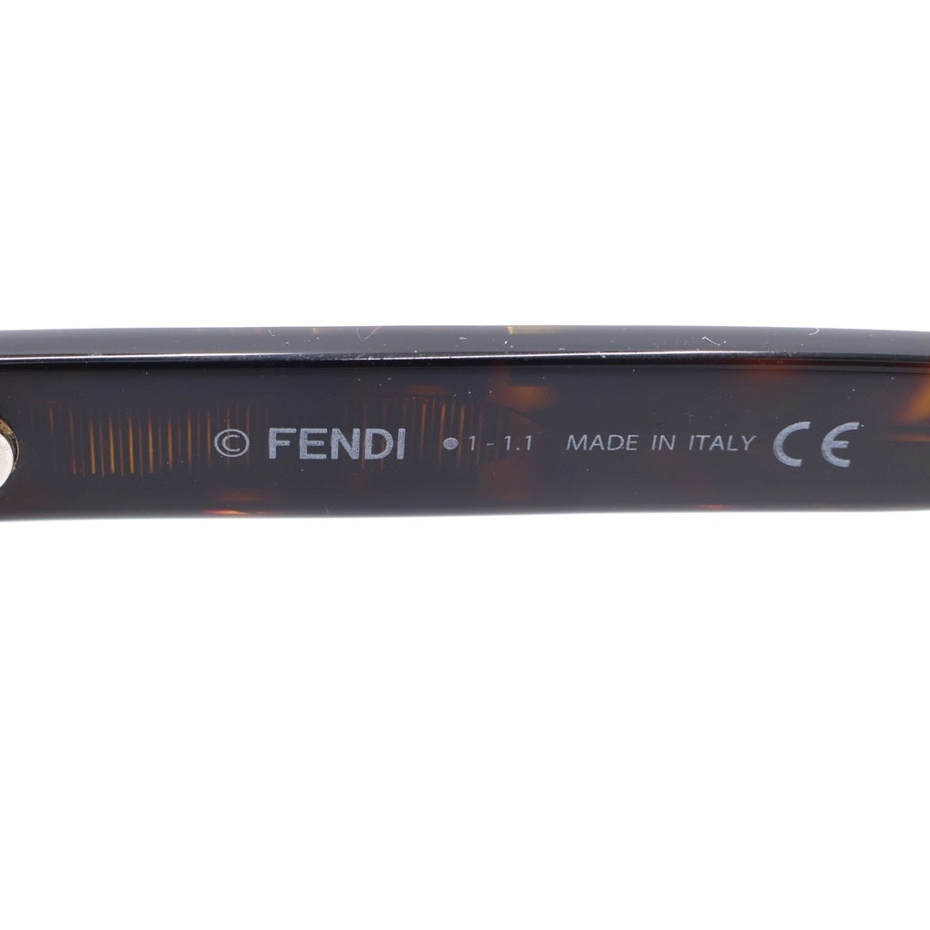FENDI(フェンディ) サイドロゴ グラデーションカラーレンズ サングラス アイウェア メガネ 眼鏡 ブラウン FE40007F