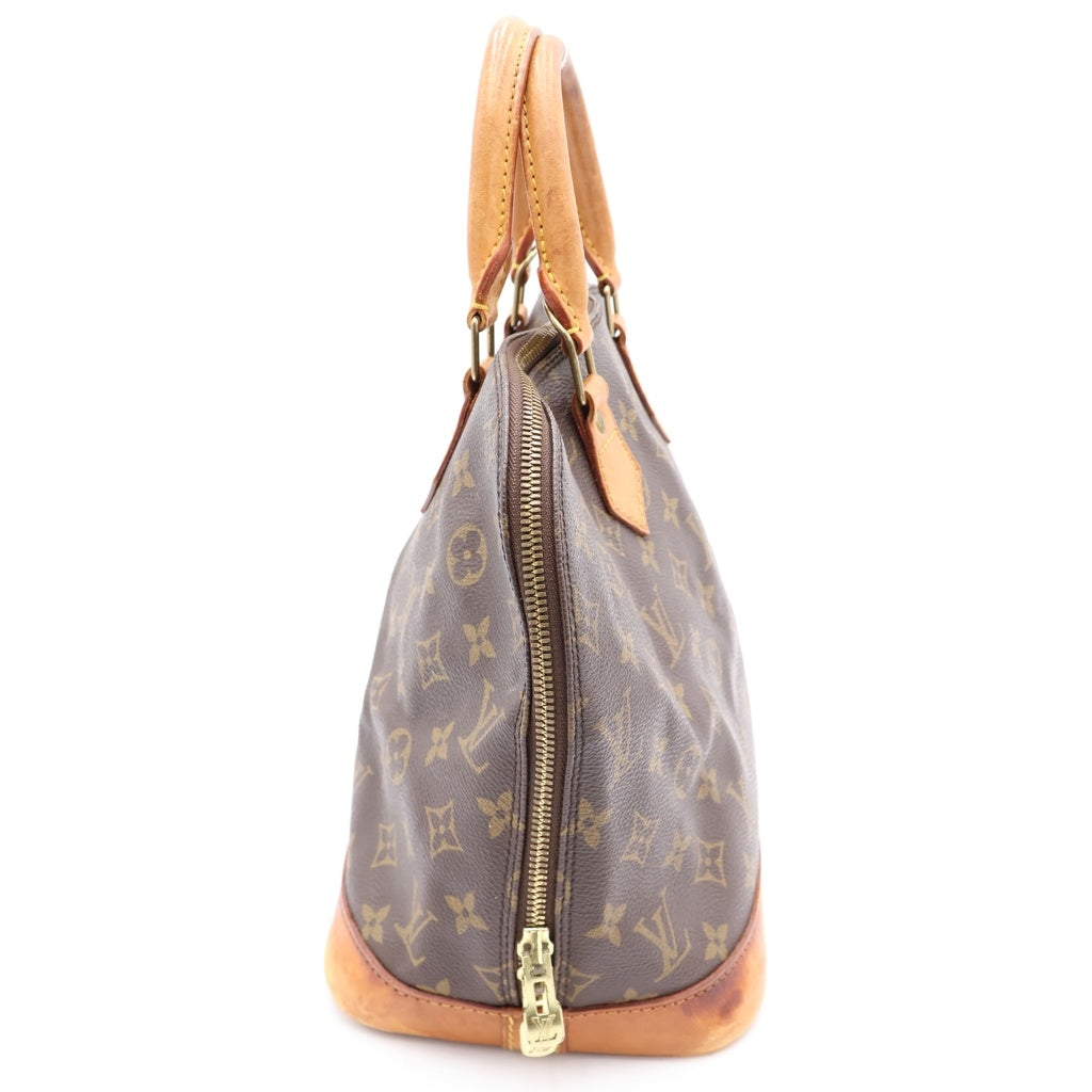 LOUIS VUITTON(ルイヴィトン) モノグラム アルマPM PVC レザー ハンドバッグ ブラウン M51130 レディース