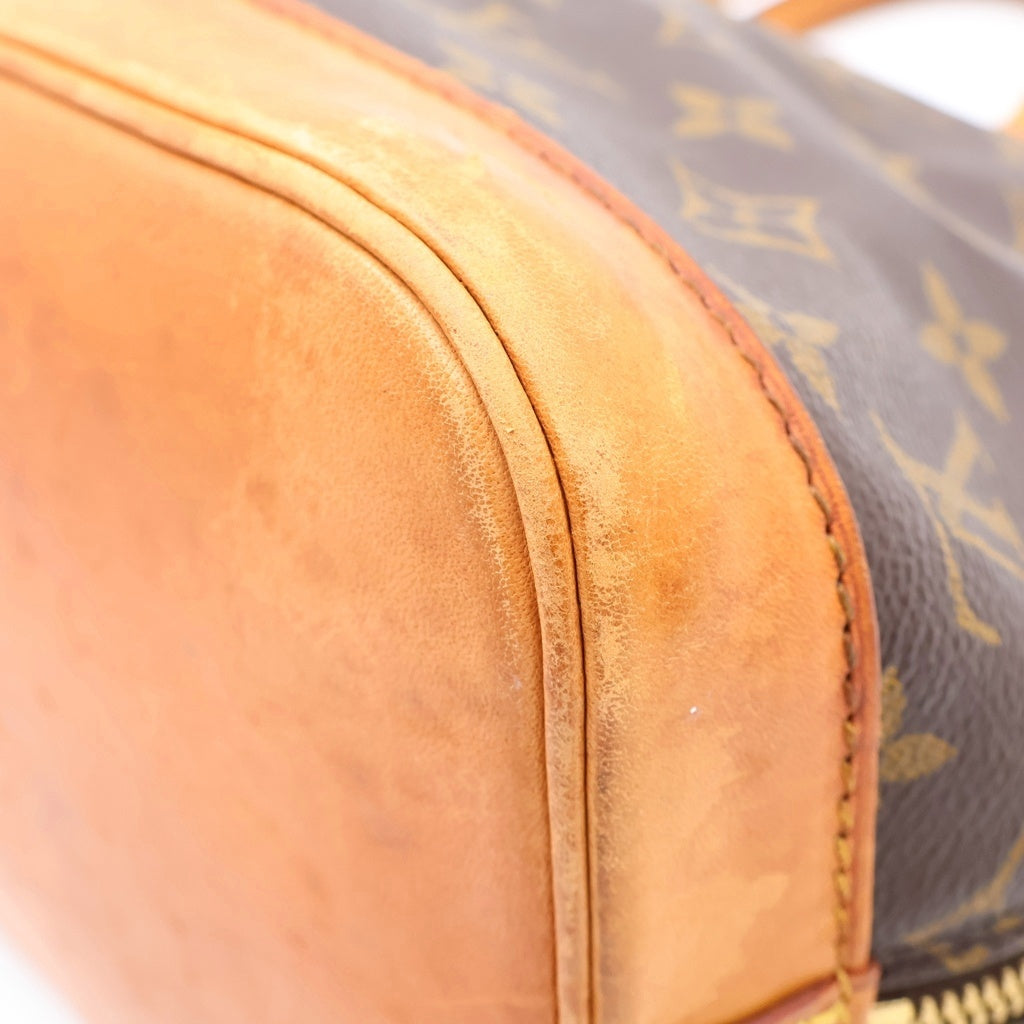 LOUIS VUITTON(ルイヴィトン) モノグラム アルマPM PVC レザー ハンドバッグ ブラウン M51130 レディース
