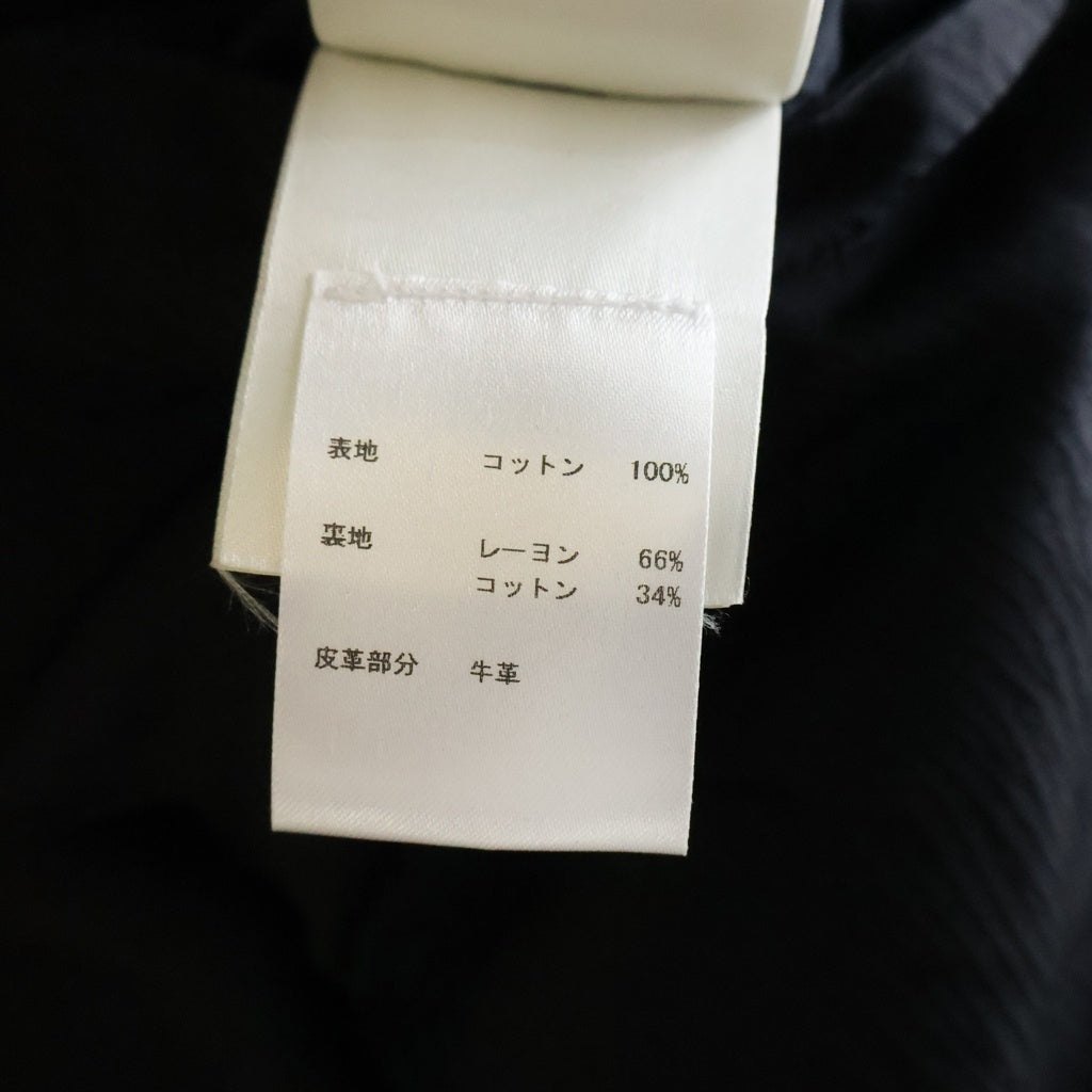 LOUIS VUITTON(ルイヴィトン) 26SS MNG MACRO MIX LEATHER WORKWEAR BLOUSON モノグラム ミックスレザー ワークウェアブルゾン レザー切り替え ブラック 1AIWFE