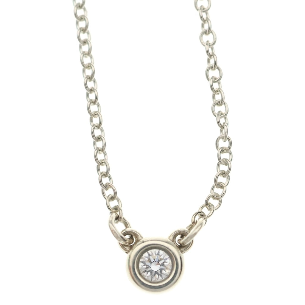 TIFFANY & Co.(ティファニー) バイザヤード ネックレス ペンダント チェーン シルバー 1PD Ag925 レディース