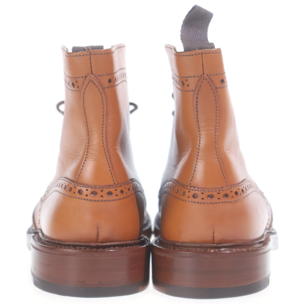 Tricker's(トリッカーズ) MALTON モールトン メダリオン ブローグ カントリー ショートブーツ シューズ ブラウン M2508