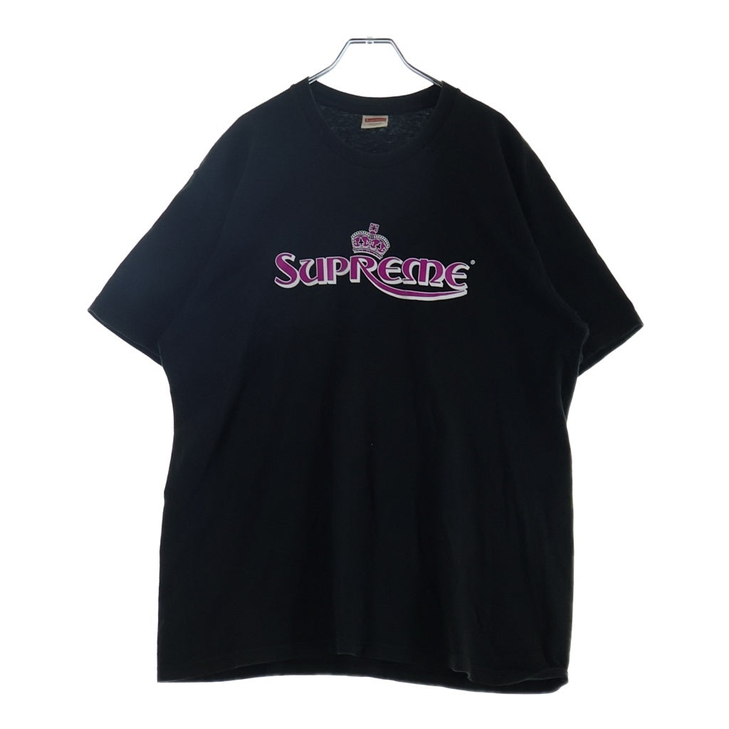SUPREME(シュプリーム) クラウンTシャツ 半袖 ブラック コットン