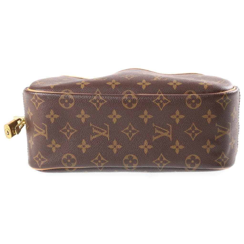 LOUIS VUITTON(ルイヴィトン) モノグラム トゥルーヴィル ハンドバッグ ブラウン PVC×レザー M42228 レディース