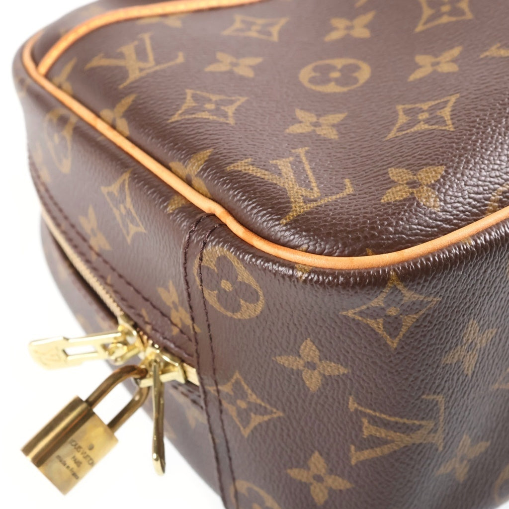 LOUIS VUITTON(ルイヴィトン) モノグラム トゥルーヴィル ハンドバッグ ブラウン PVC×レザー M42228 レディース