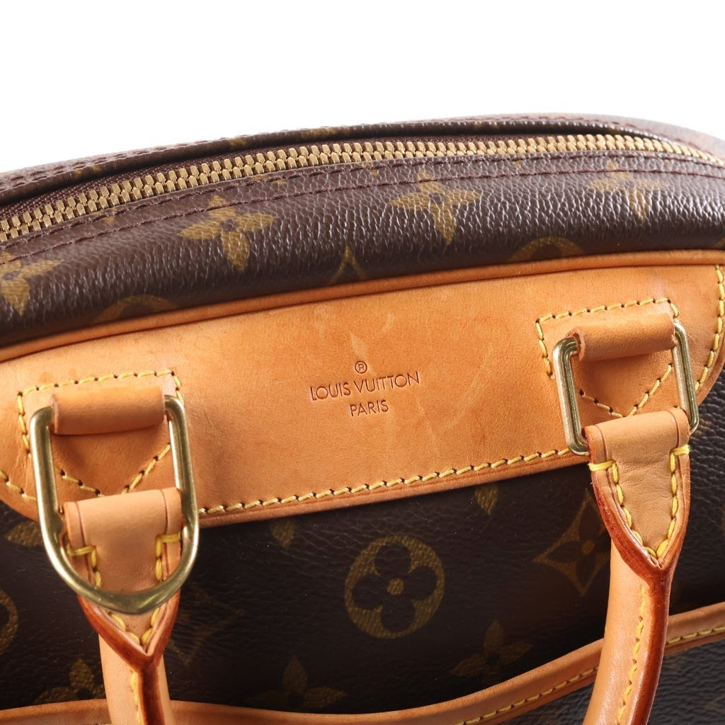 LOUIS VUITTON(ルイヴィトン) モノグラム トゥルーヴィル ハンドバッグ ブラウン PVC×レザー M42228 レディース
