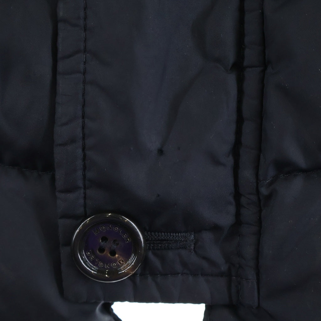 MONCLER(モンクレール) ミリタリー ファーダウンジャケット ブラック 132-091-41355-25 54654