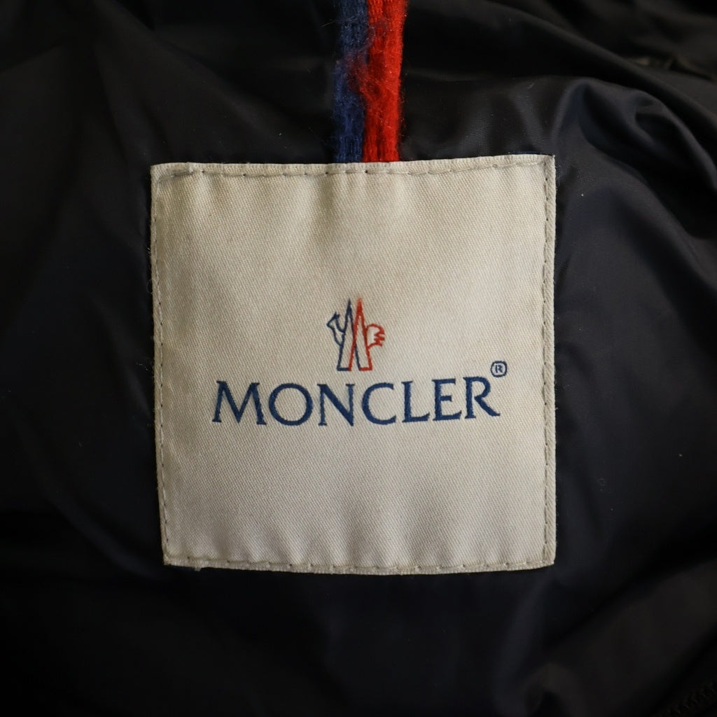 MONCLER(モンクレール) ミリタリー ファーダウンジャケット ブラック 132-091-41355-25 54654