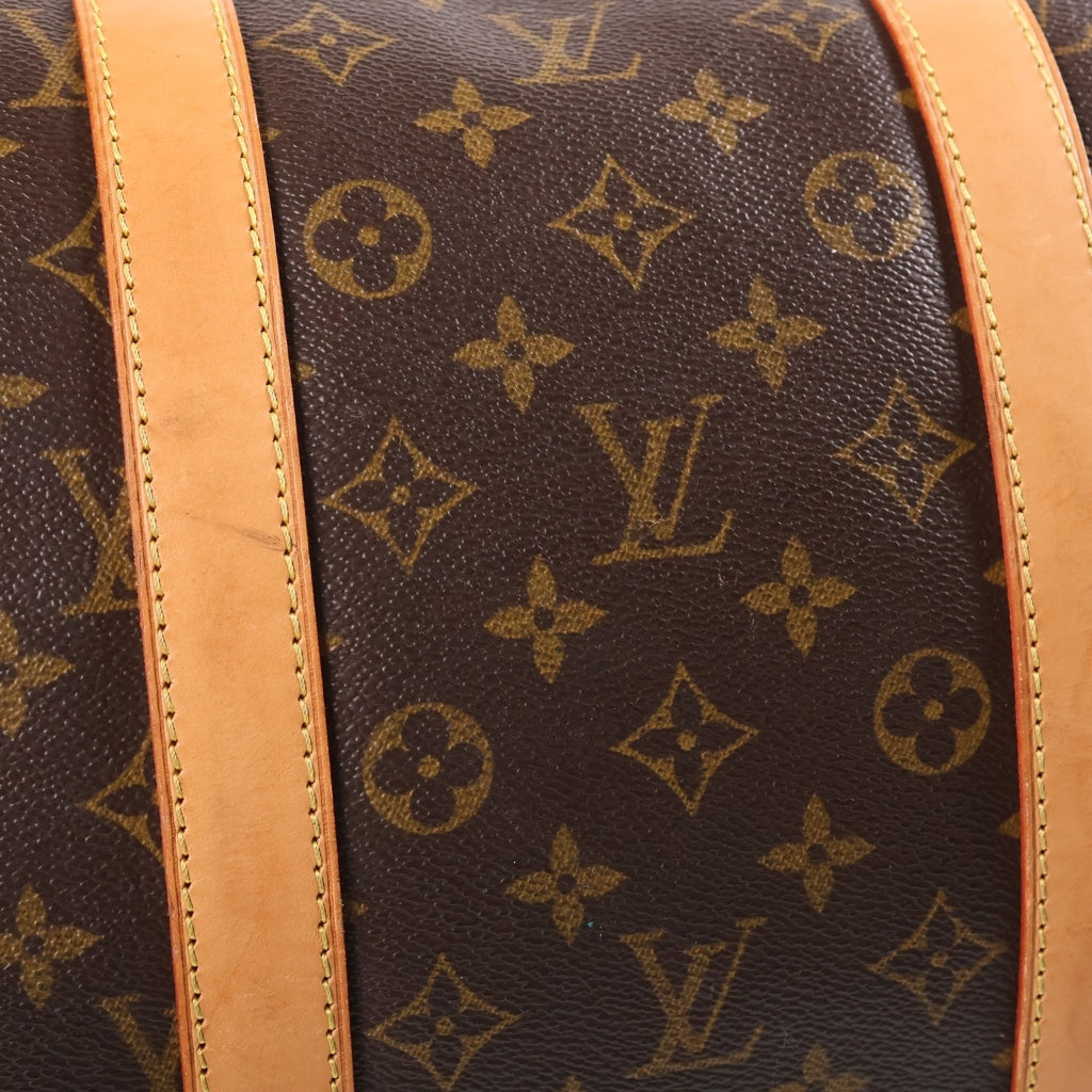 LOUIS VUITTON(ルイヴィトン) モノグラム キーポル55 ハンドバッグ ボストンバッグ ブラウン PVC×レザー M41424