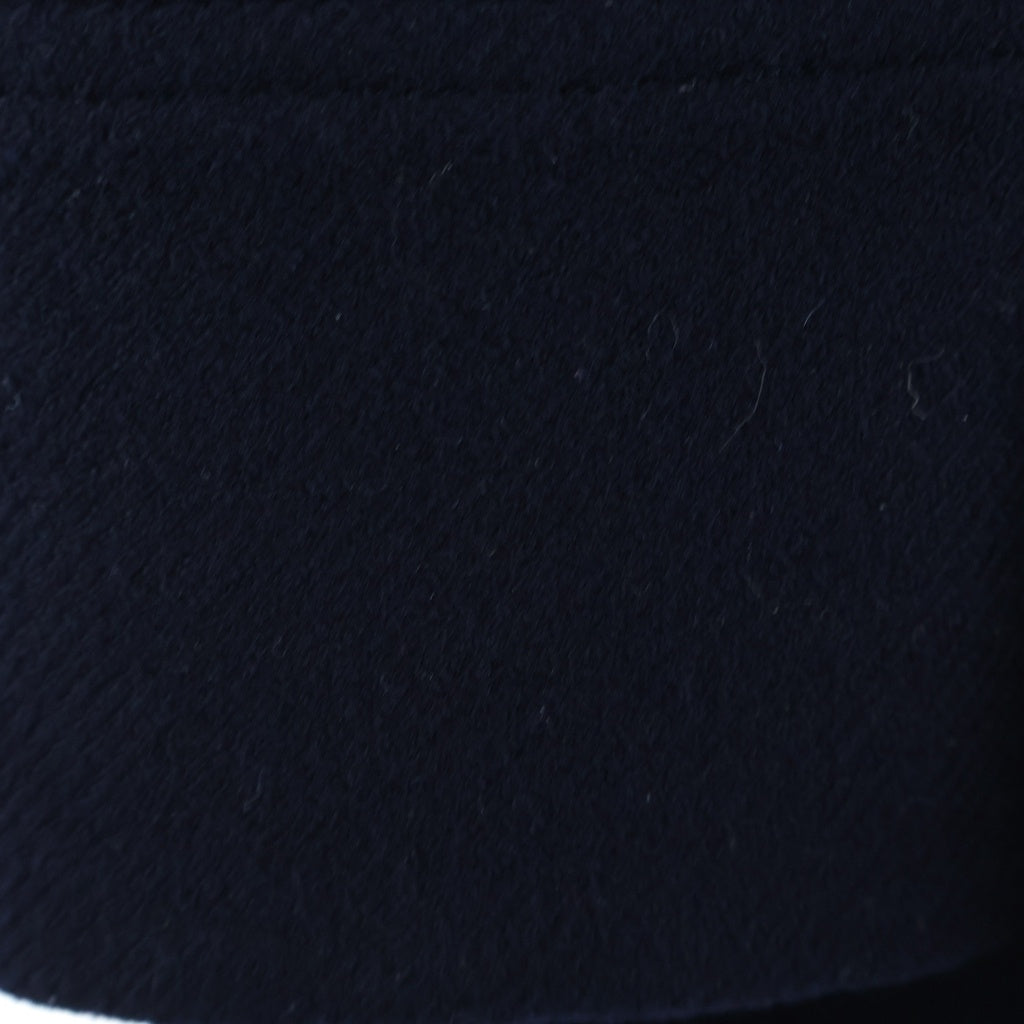 BRUNELLO CUCINELLI(ブルネロクチネリ) カシミヤ混 ウール ダブルブレスト ピーコート ネイビー