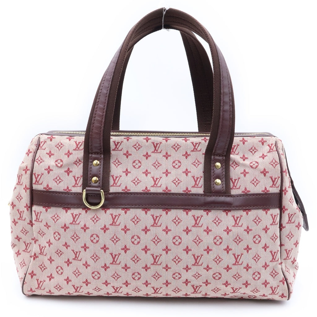 LOUIS VUITTON(ルイヴィトン) ジョセフィーヌGM モノグラムミニ ボストンバック 2wayショルダー キャンバス ピンク/レザー M92311 レディース