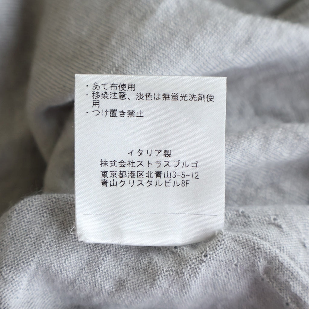 Cruciani(クルチアーニ) カシミヤ×シルク ニット 長袖 カーディガン #40 グレー レディース