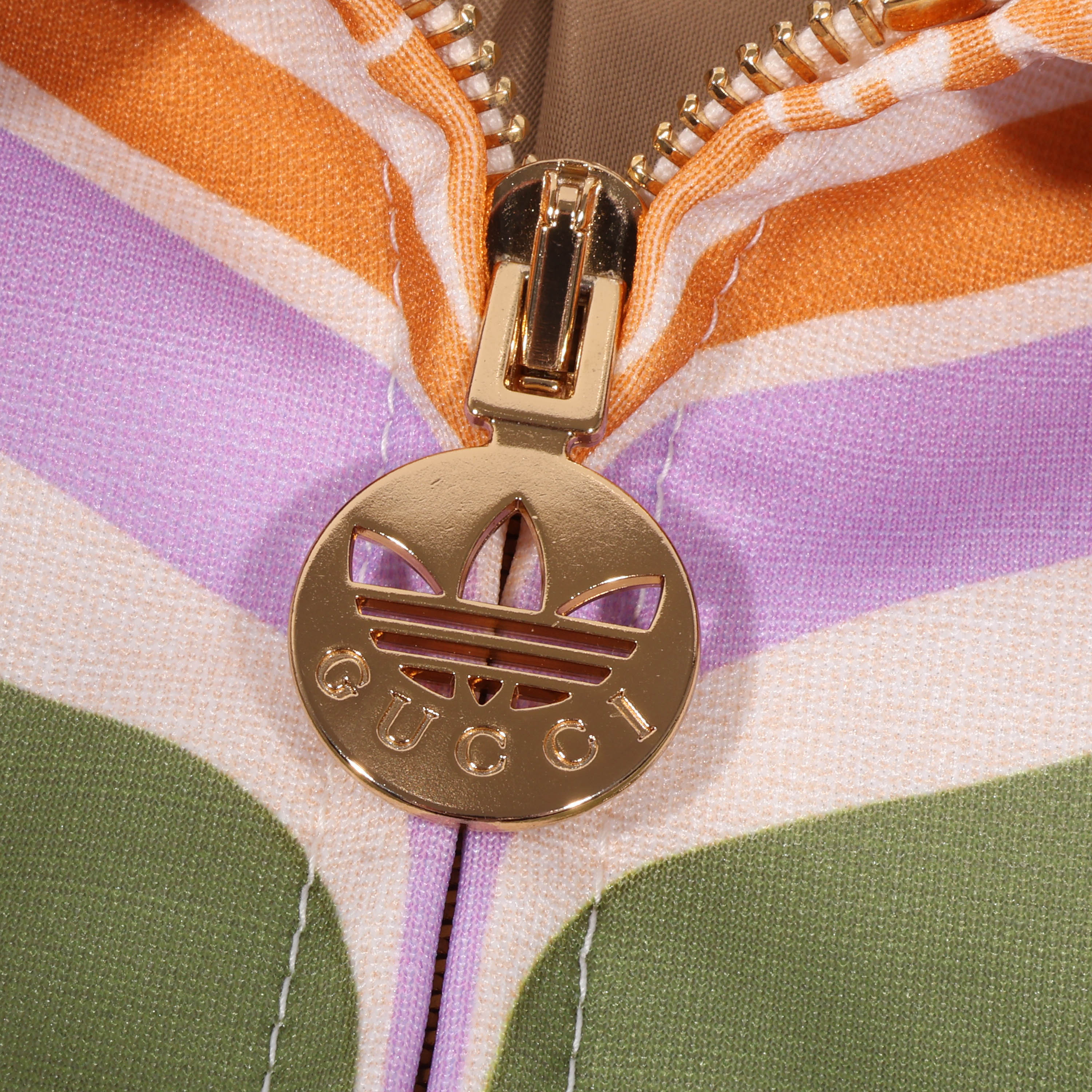 GUCCI(グッチ) 22SS ×adidas Trefoil Print Jacket アディダス トレフォイルプリント トラックジャケット 691425 マルチ レディース