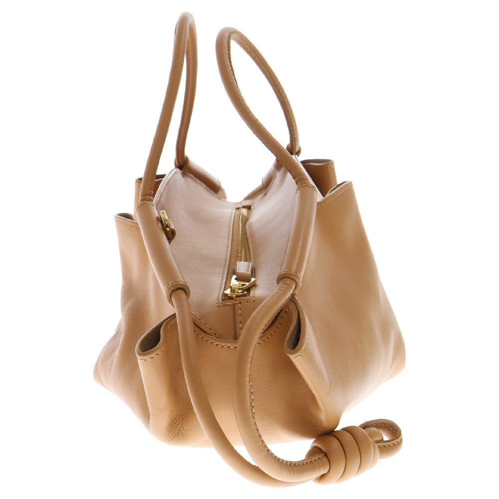 LOEWE(ロエベ) パセオ ハンドバッグ ベージュ レザー ショルダーストラップ 斜め掛けバッグ