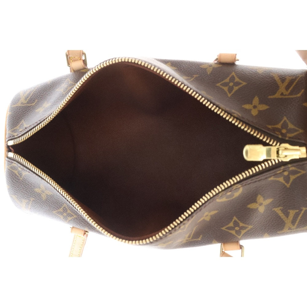 LOUIS VUITTON(ルイヴィトン) モノグラム パピヨン26 ハンドバッグ ブラウン ゴールド金具 PVCレザー M51386