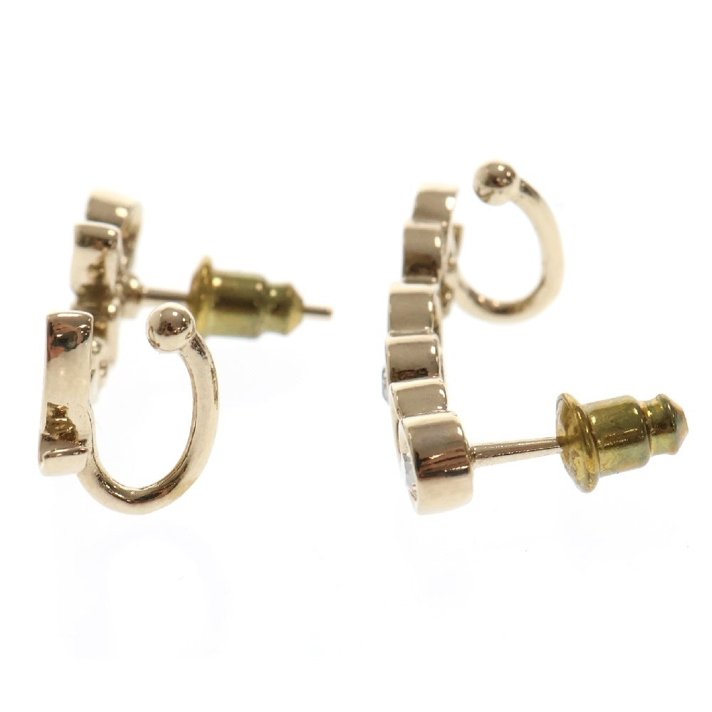 CHANEL(シャネル) ココマーク シグネクチャー ピアス GP ラインストーン マメ有 アクセサリー A22P