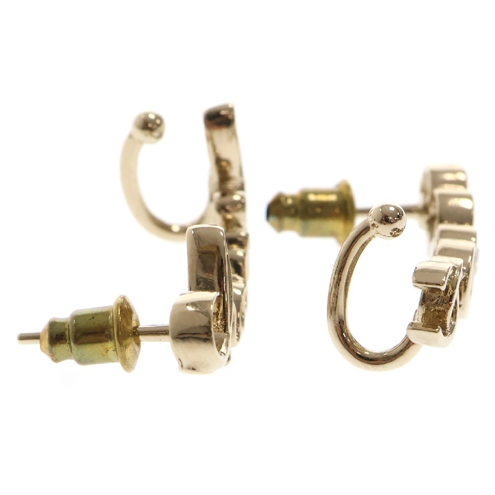 CHANEL(シャネル) ココマーク シグネクチャー ピアス GP ラインストーン マメ有 アクセサリー A22P