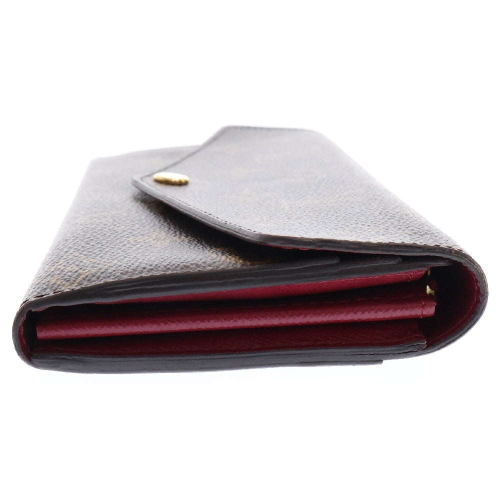 LOUIS VUITTON(ルイヴィトン) モノグラム ポルトフォイユ・サラ ロングウォレット 長財布 ブラウン ゴールド金具 レザー×PVC M62234