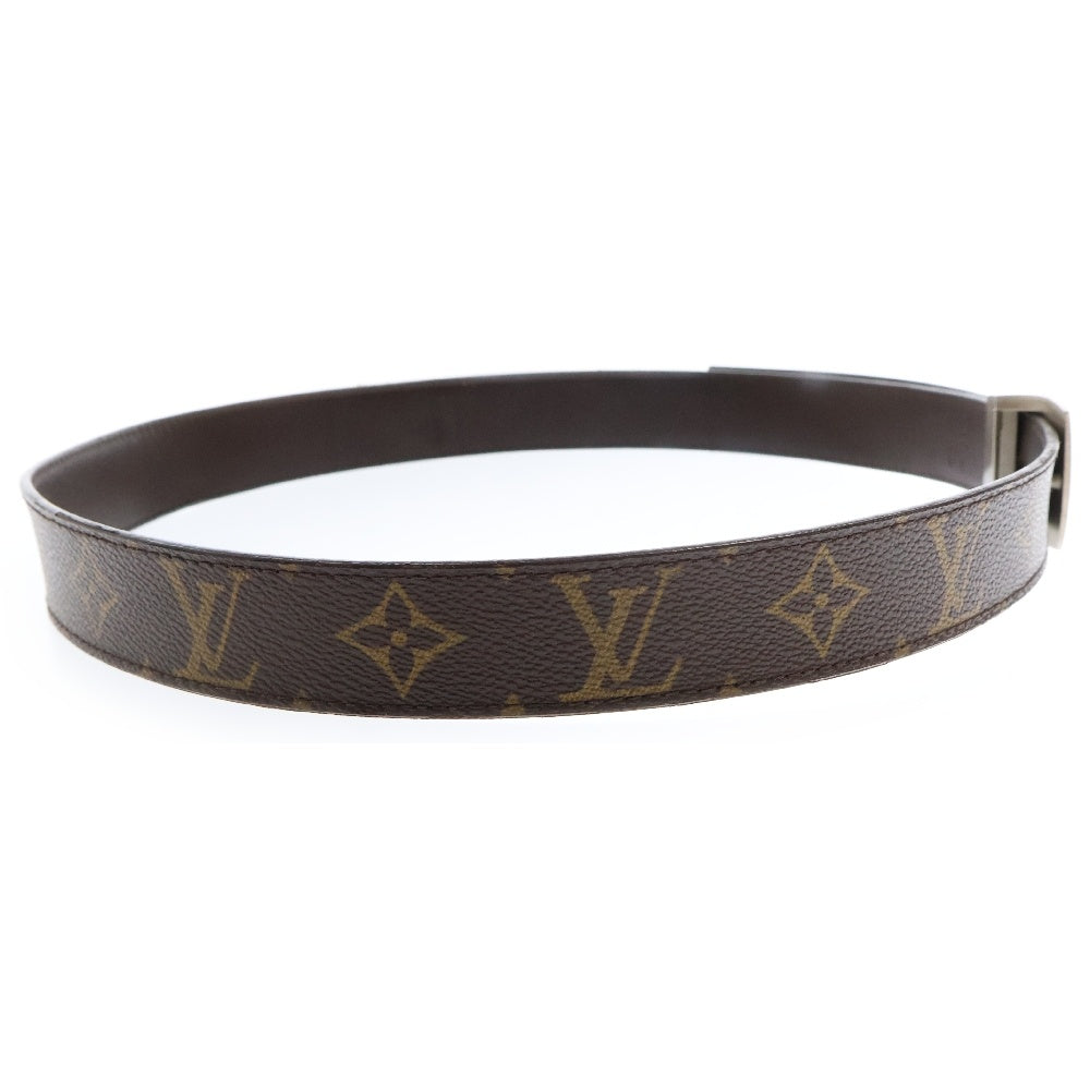 LOUIS VUITTON(ルイヴィトン) モノグラム サンチュール LV カット ベルト ブラウン PVCレザー M6888V