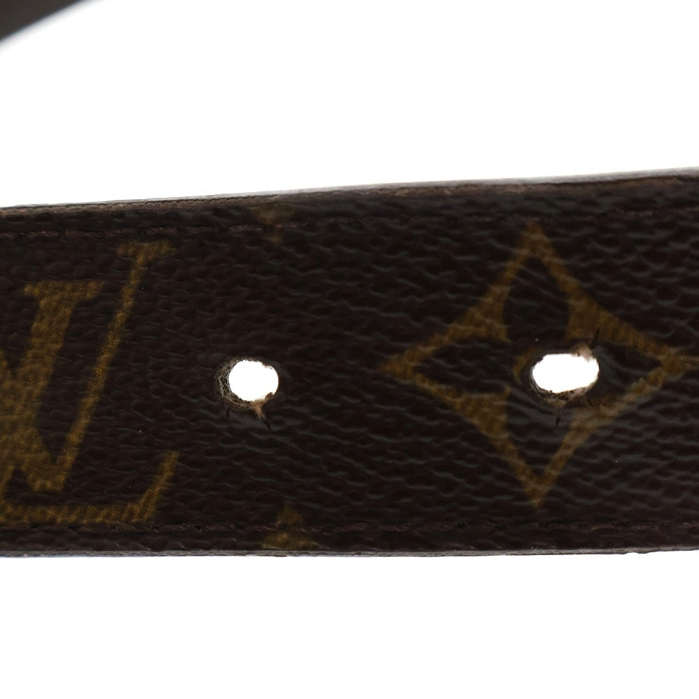 LOUIS VUITTON(ルイヴィトン) モノグラム サンチュール LV カット ベルト ブラウン PVCレザー M6888V