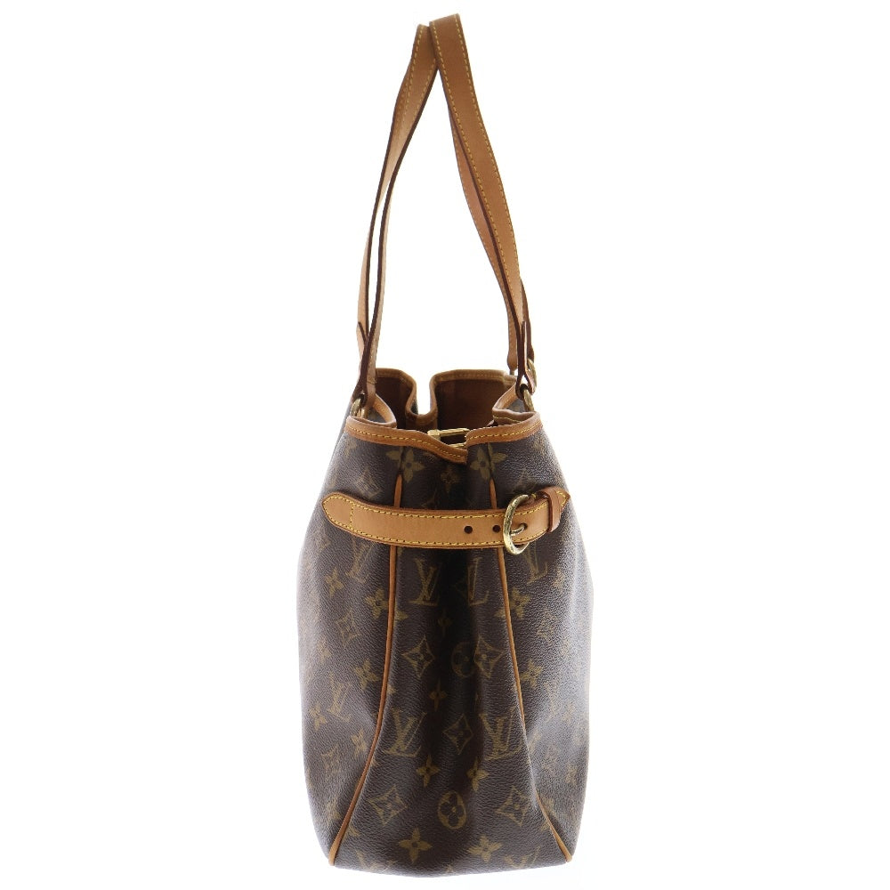LOUIS VUITTON(ルイヴィトン) モノグラム バティニョール オリゾンタル M51154 ブラウン PVC ハンドバッグ トートバッグ