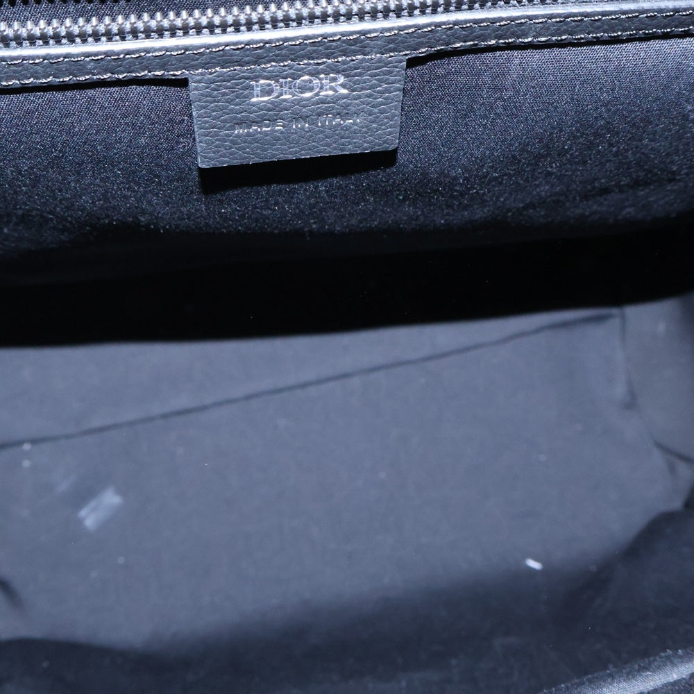 DIOR(ディオール) オブリーク Dior 8 フラップ付き レザー バックパック リュック ブラック 1EIBA187YKY_H03E