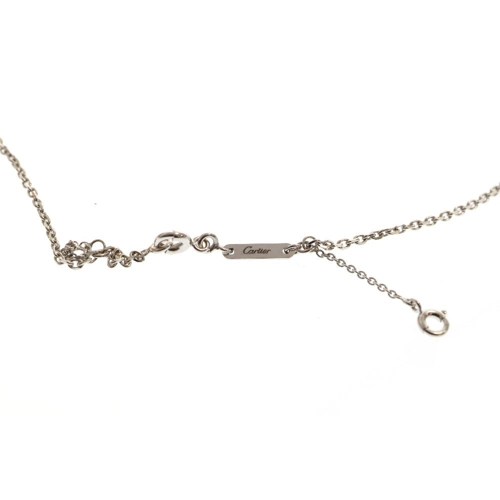 Cartier(カルティエ) Cハート パヴェ ダイヤ ネックレス 750 K18 WG ホワイトゴールド ペンダント