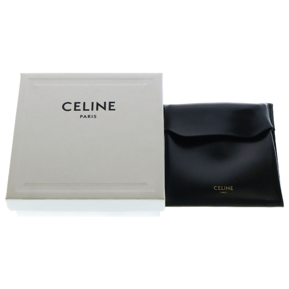 CELINE(セリーヌ) フープ ピアス ゴールド×ホワイト 片耳