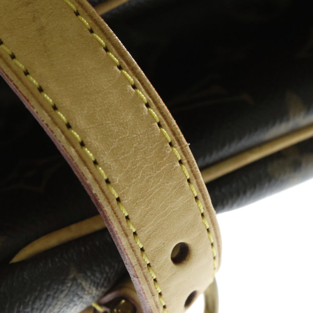 LOUIS VUITTON(ルイヴィトン) モノグラム バティニョール オリゾンタル トートバッグ ハンドバッグ 肩掛けバッグ ゴールド金具 ブラウン レザー×PVC M51154