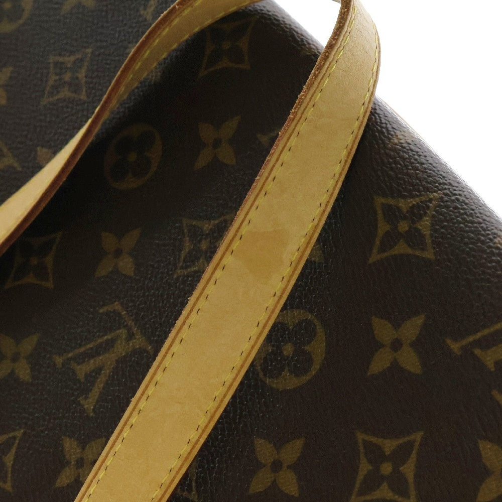 LOUIS VUITTON(ルイヴィトン) モノグラム バティニョール オリゾンタル トートバッグ ハンドバッグ 肩掛けバッグ ゴールド金具 ブラウン レザー×PVC M51154