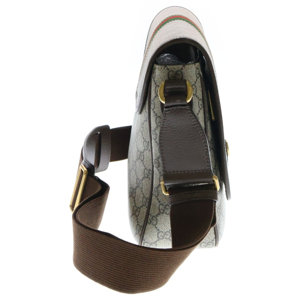 GUCCI(グッチ) GGスプリーム オフィディア ミィディアム メッセンジャーバッグ ベージュ PVCレザー 761741