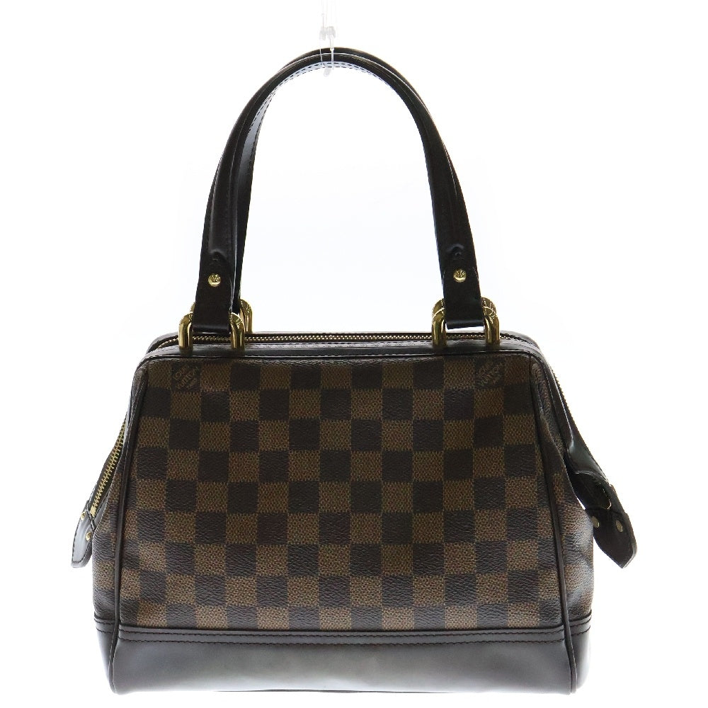 LOUIS VUITTON(ルイヴィトン) ダミエ エベヌ ナイツブリッジ レザー ハンドバッグ ブラウン レディース N51201