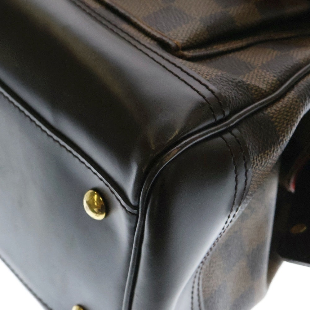 LOUIS VUITTON(ルイヴィトン) ダミエ エベヌ ナイツブリッジ レザー ハンドバッグ ブラウン レディース N51201