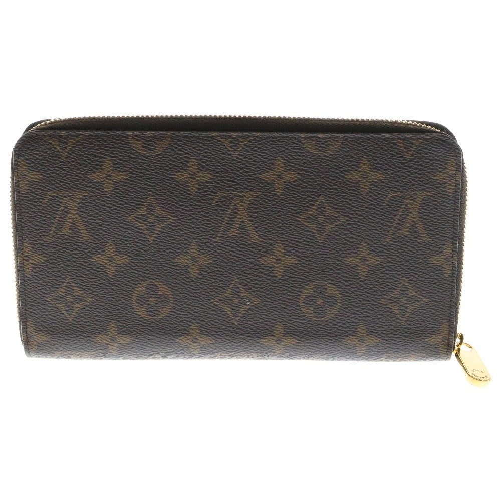 LOUIS VUITTON(ルイヴィトン) モノグラム ジッピー オーガナイザー ラウンドファスナー 長財布 ブラウン PVCレザー M62581
