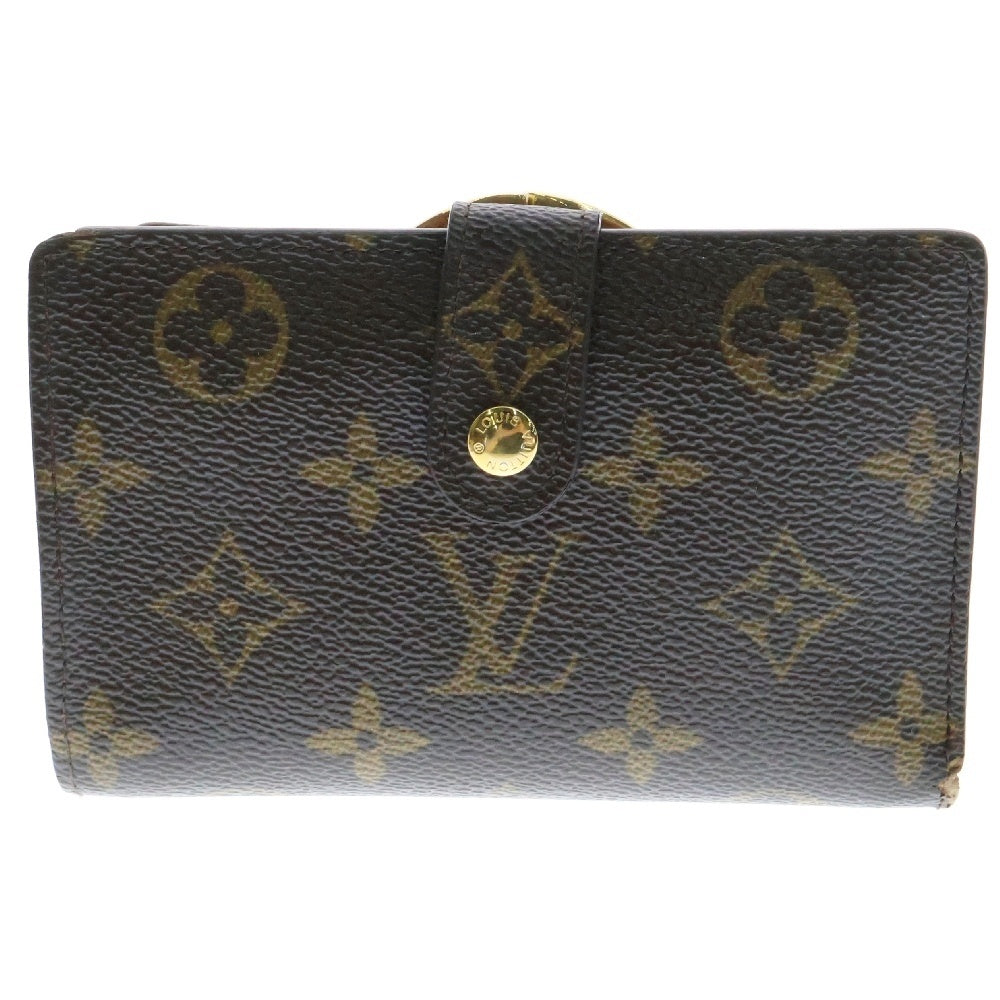 LOUIS VUITTON(ルイヴィトン) モノグラム ポルトモネ ヴィエノワ コンパクトウォレット ブラウン PVCレザー M61663