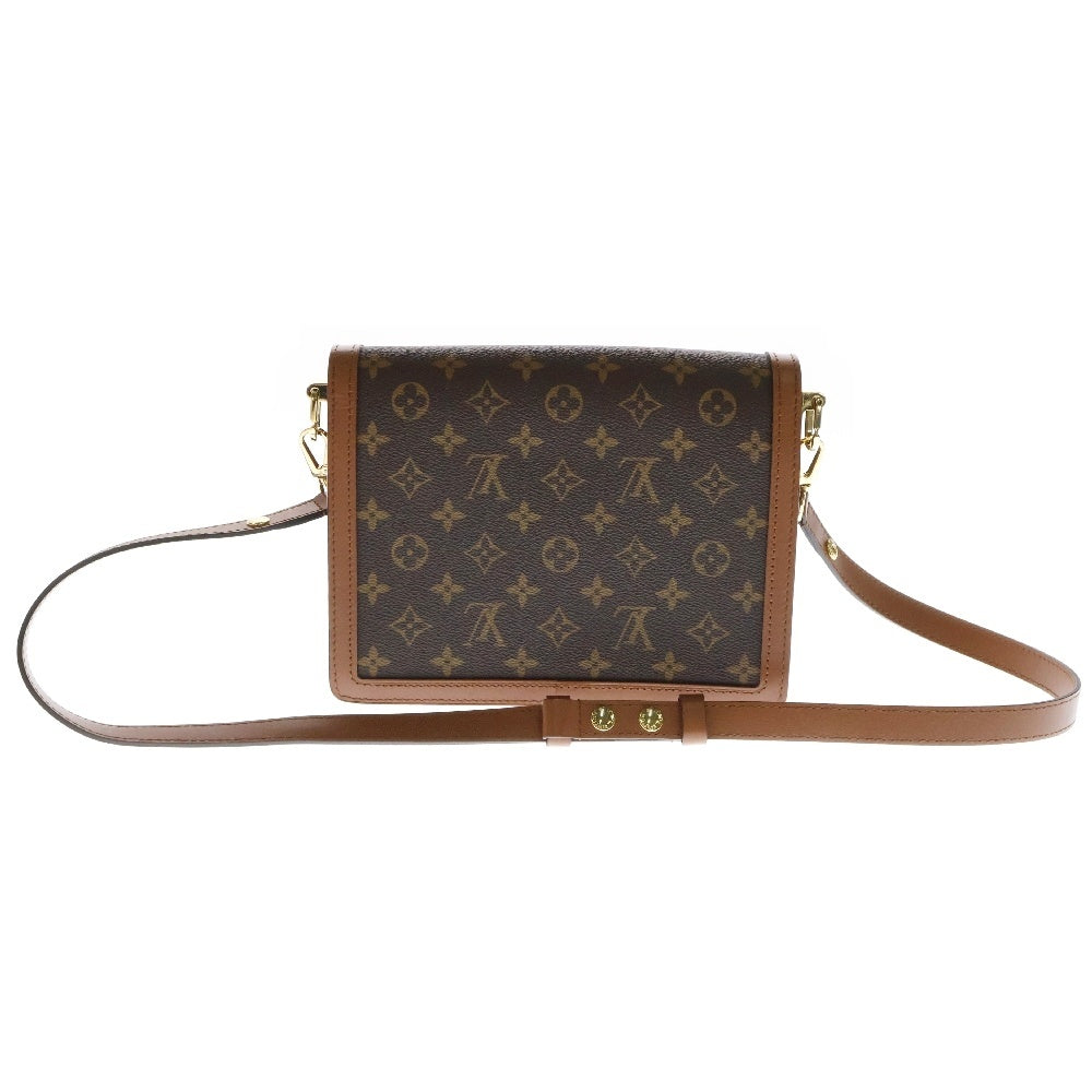 LOUIS VUITTON(ルイヴィトン) モノグラムリバース ドーフィーヌMM PVC ブラウン ショルダーバッグ M45958 ICタイプ