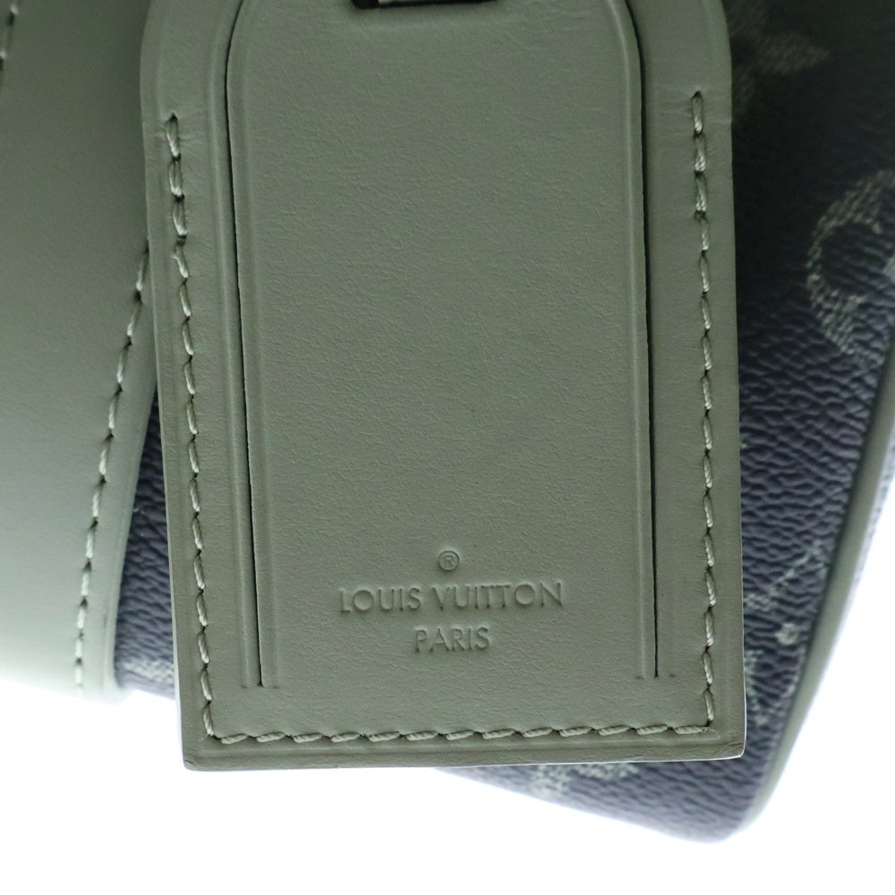 LOUIS VUITTON(ルイヴィトン) モノグラム・グラディエント キャンバス キーポル・バンドリエール 25 2WAYバッグ ハンドバッグ ショルダーバッグ グリーン シルバー金具 レザー×PVC M11591
