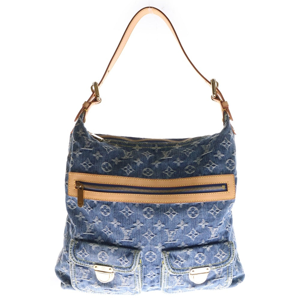 LOUIS VUITTON(ルイヴィトン) モノグラム デニム バギーGM M95048 ブルー ショルダーバッグ