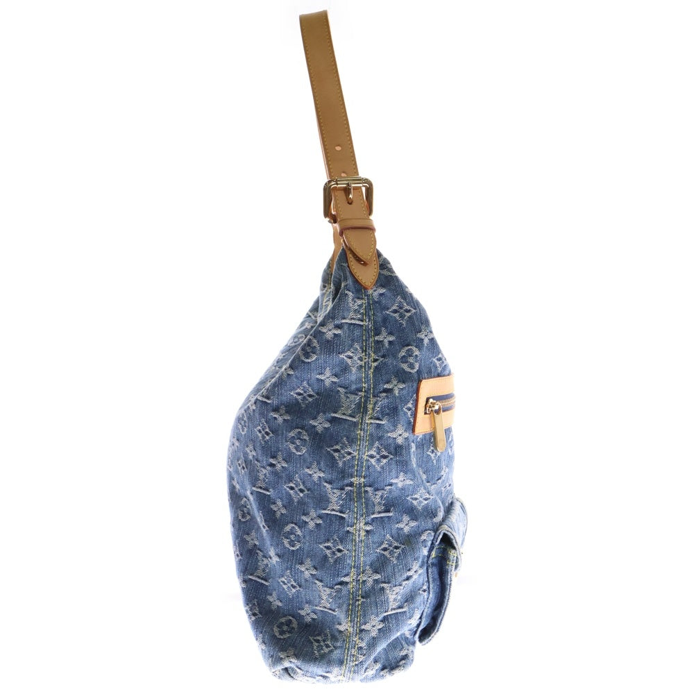 LOUIS VUITTON(ルイヴィトン) モノグラム デニム バギーGM M95048 ブルー ショルダーバッグ