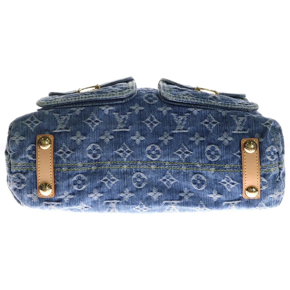 LOUIS VUITTON(ルイヴィトン) モノグラム デニム バギーGM M95048 ブルー ショルダーバッグ