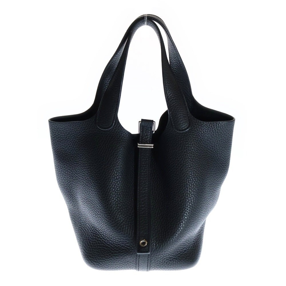 HERMES(エルメス) ピコタンロックPM トリヨンクレマンス ハンドバッグ シルバー金具 D刻印 ブラック