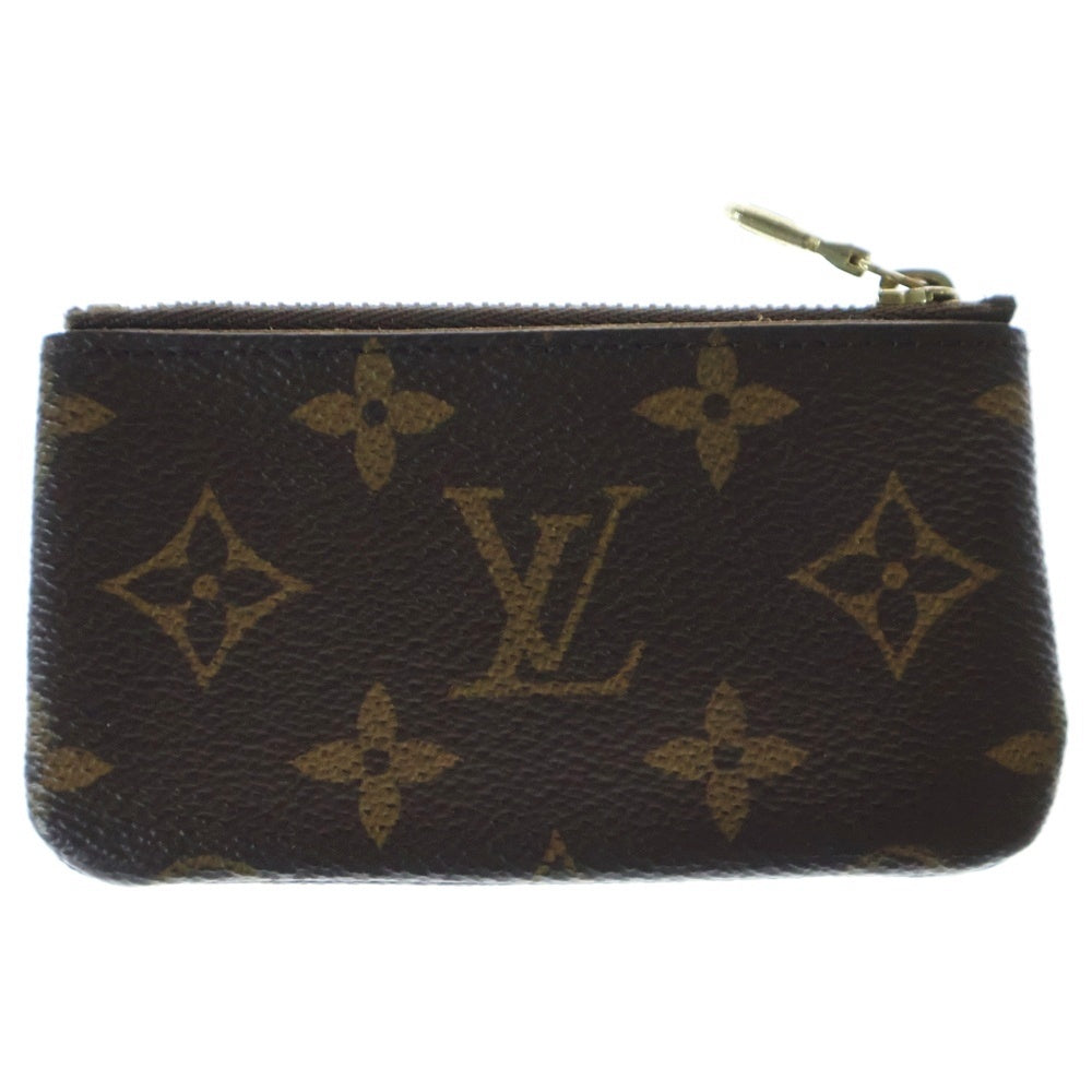 LOUIS VUITTON(ルイヴィトン) モノグラム ポシェットクレ コインケース バッグチャーム ゴールド金具 ブラウン PVC M62650