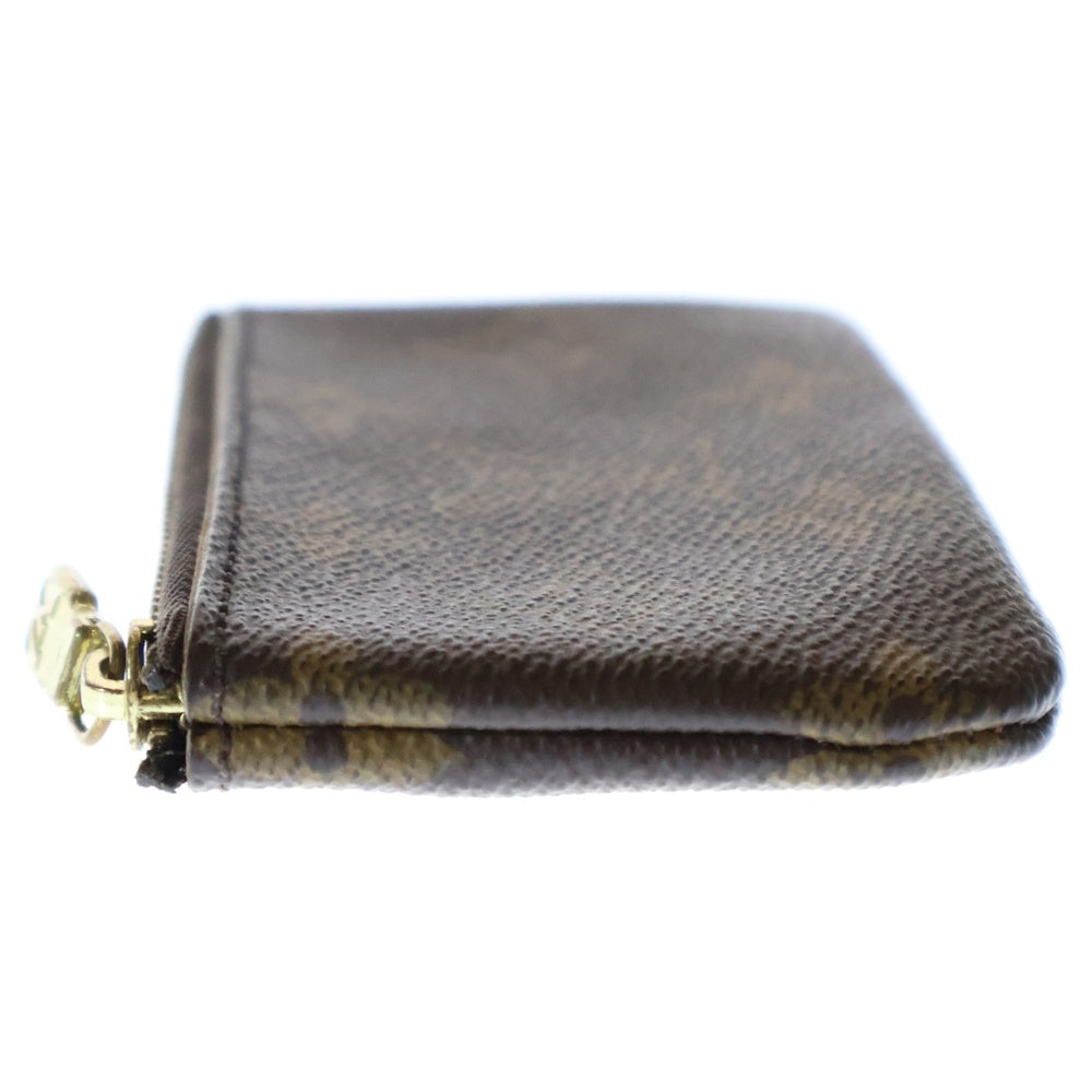 LOUIS VUITTON(ルイヴィトン) モノグラム ポシェットクレ コインケース バッグチャーム ゴールド金具 ブラウン PVC M62650