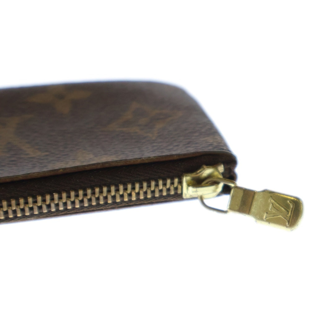 LOUIS VUITTON(ルイヴィトン) モノグラム ポシェットクレ コインケース バッグチャーム ゴールド金具 ブラウン PVC M62650