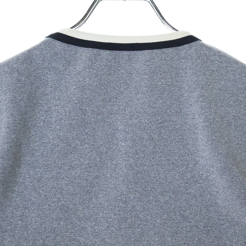 CHANEL(シャネル) ココマーク ショート丈 Vネック半袖Tシャツ グレー レディース P10692V06479