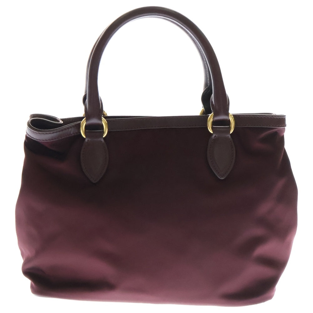 PRADA(プラダ) テスート 2WAY ハンドバッグ ショルダーバッグ レッド ナイロン
