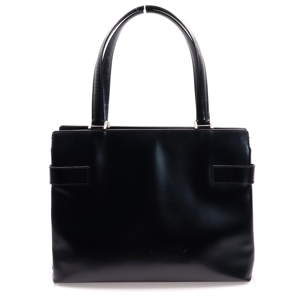 FERRAGAMO(フェラガモ) ガンチーニ ハンドバッグ トートバッグ ブラック レザー