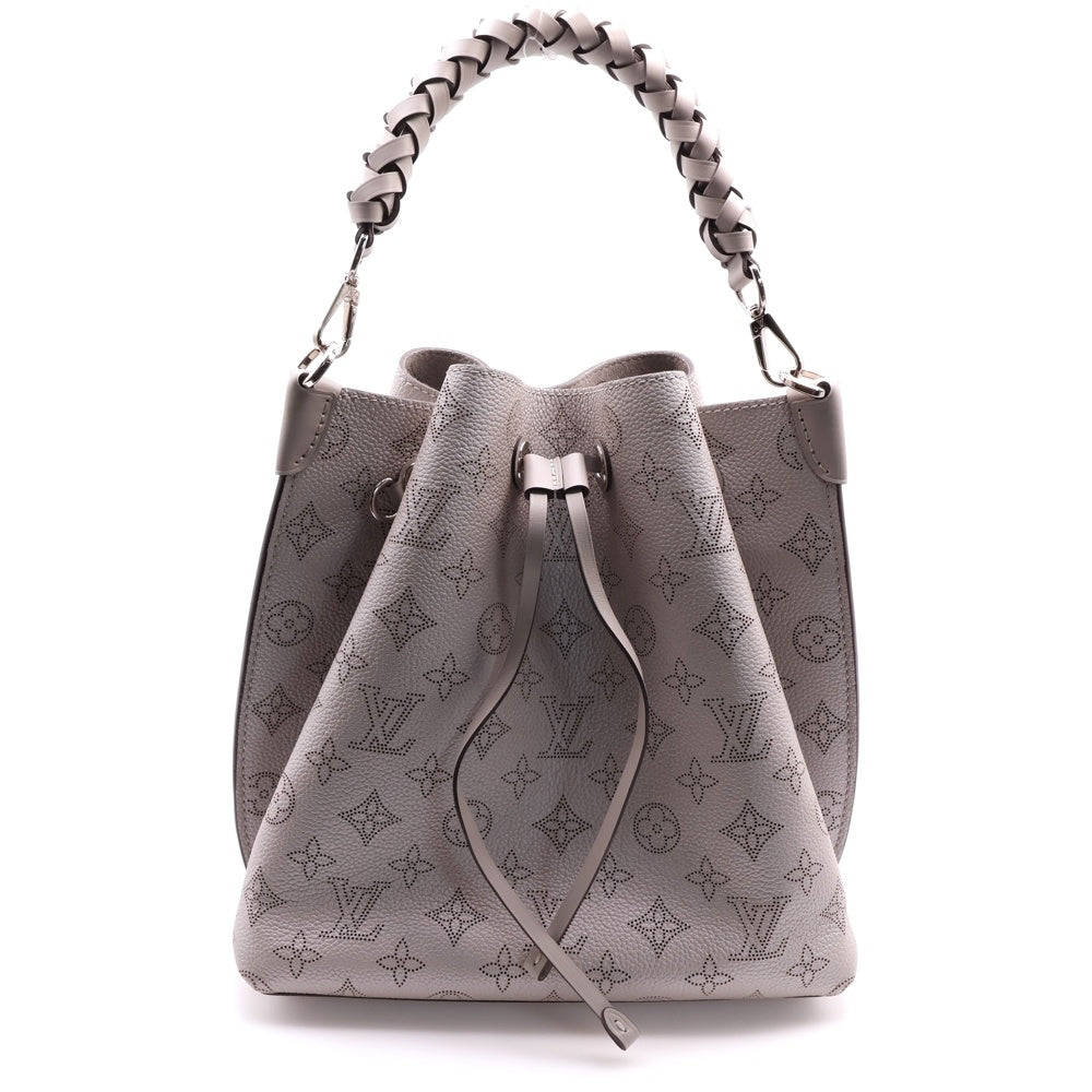 LOUIS VUITTON(ルイヴィトン) モノグラムマヒナ ムリア 2WAY レザーハンドバッグ ショルダーバッグ グレー レディース M21095