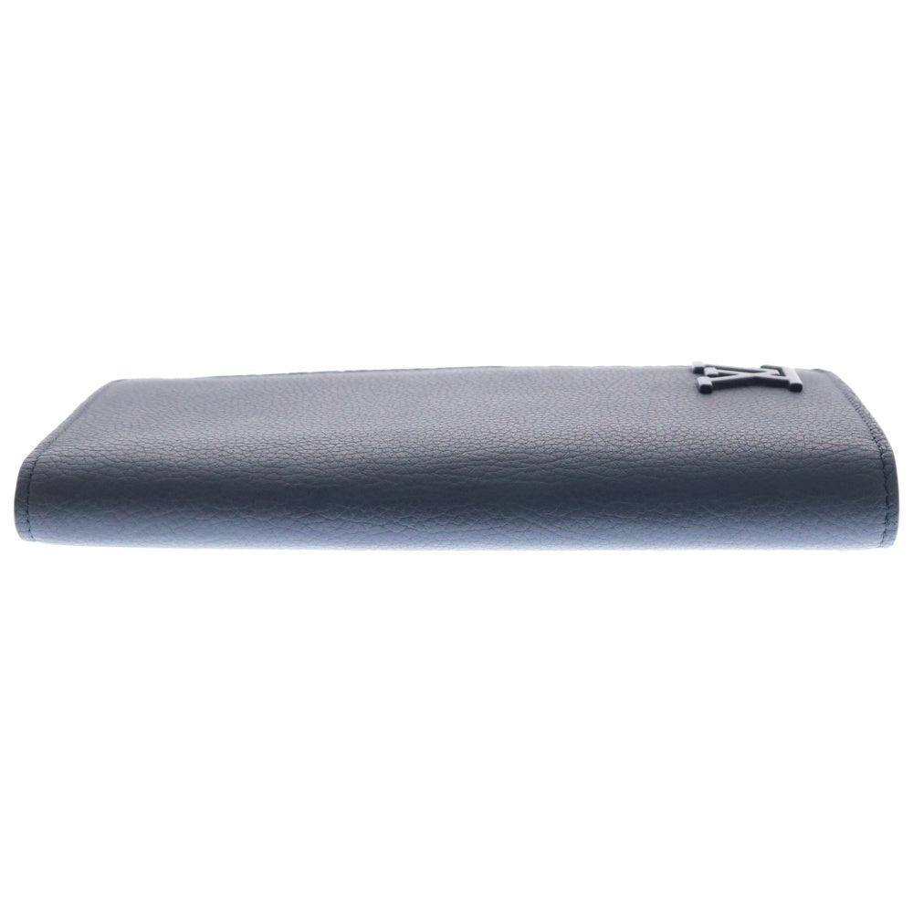 LOUIS VUITTON(ルイヴィトン) ポルトフォイユ・ブラザNM ロングウォレット 長財布 カードケース レザー ネイビー M81810