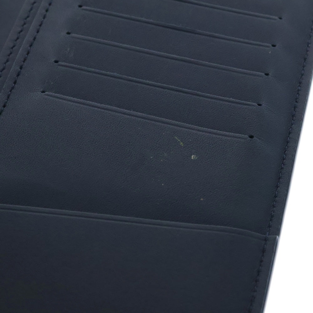 LOUIS VUITTON(ルイヴィトン) ポルトフォイユ・ブラザNM ロングウォレット 長財布 カードケース レザー ネイビー M81810